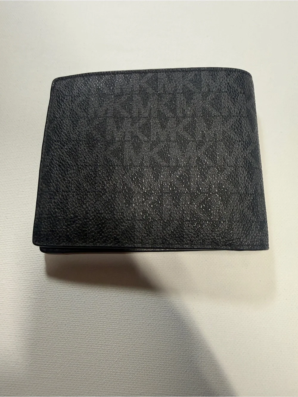 Michael Kors Black Logo-Print Men's Bifold Wallet